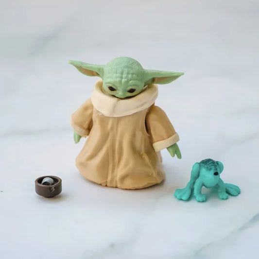 Wars Yoda Baby Anime Movable Action Figure Kawaii Model Desktop Decoration Trendy Toys Perfect Surprise Gifts For Fans