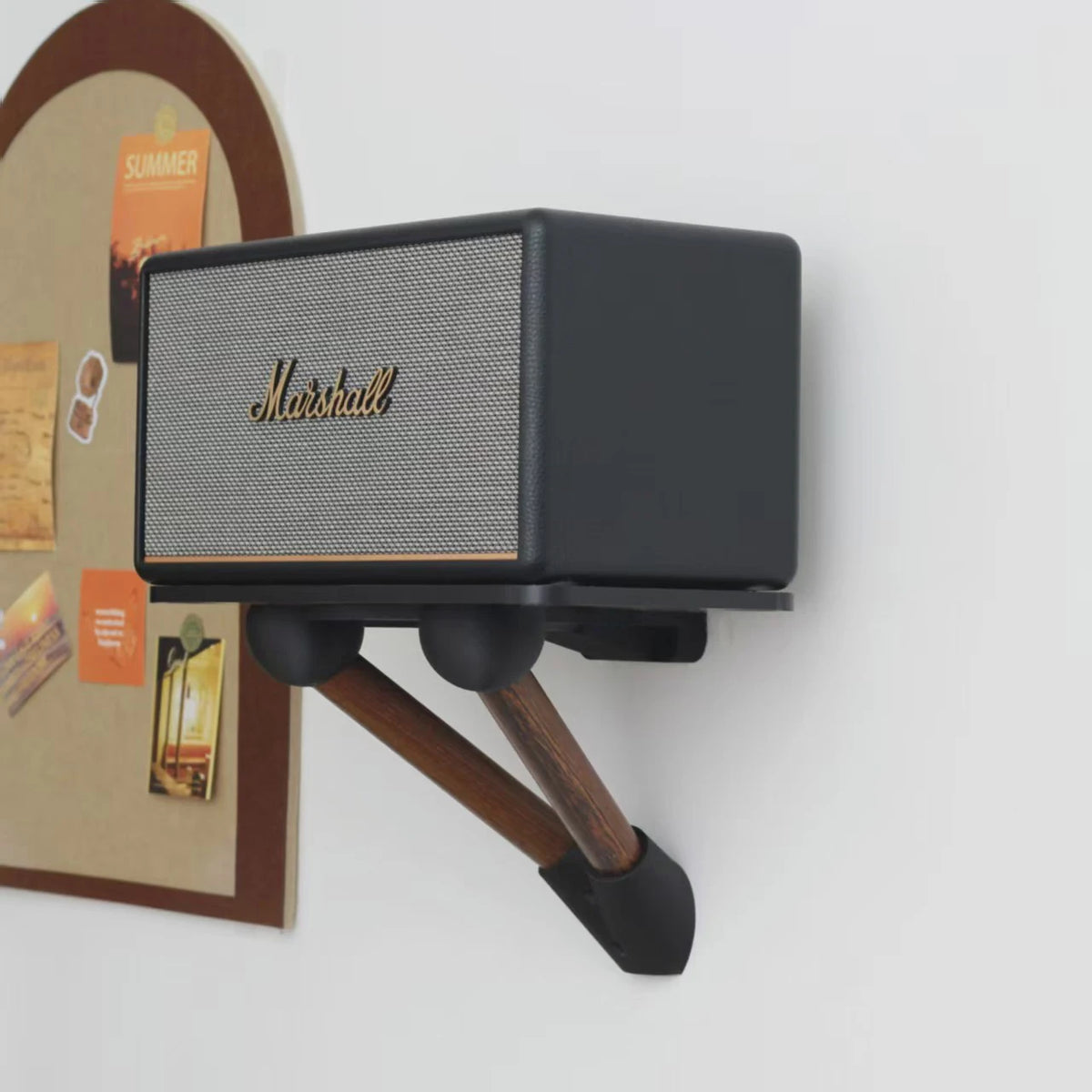 Solid Wood Speaker Mount Wall Bracket Stand Holder for Marshall ActonⅡ/Ⅲ StanmoreⅡ/Ⅲ KilburnⅠ/Ⅱ