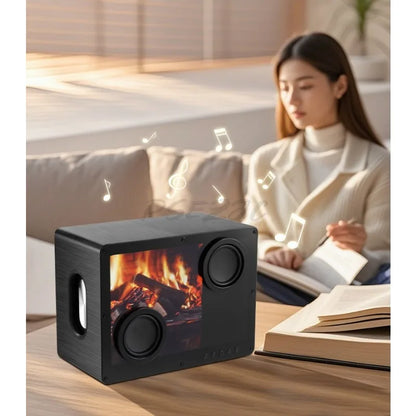 Lyrics Floating Speaker Speaker D35 Bluetooth Home Wireless Transparent Subwoofer with Subtitles Desktop Intelligence