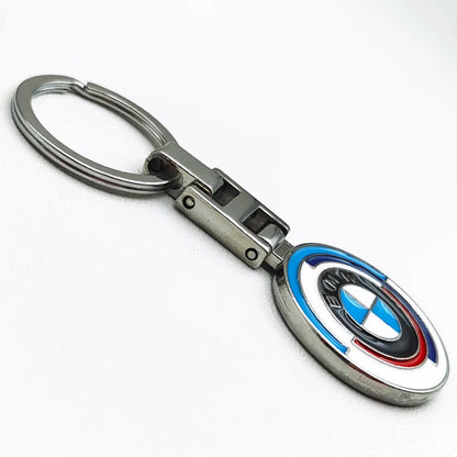 50th Anniversary Logo Metal Luxury Car Keychain For BMW E46 E90 E39 E60 X1 X2 X3 X4 X5 X6 3 5 Series M2 M3 M4 M5 M6 Accessories