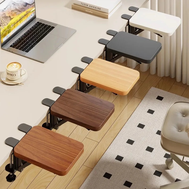Ergonomic Foldable Desk Mount Extender Laptop Riser With Keyboard Tray Space Saving Home Office Workspace Organizer