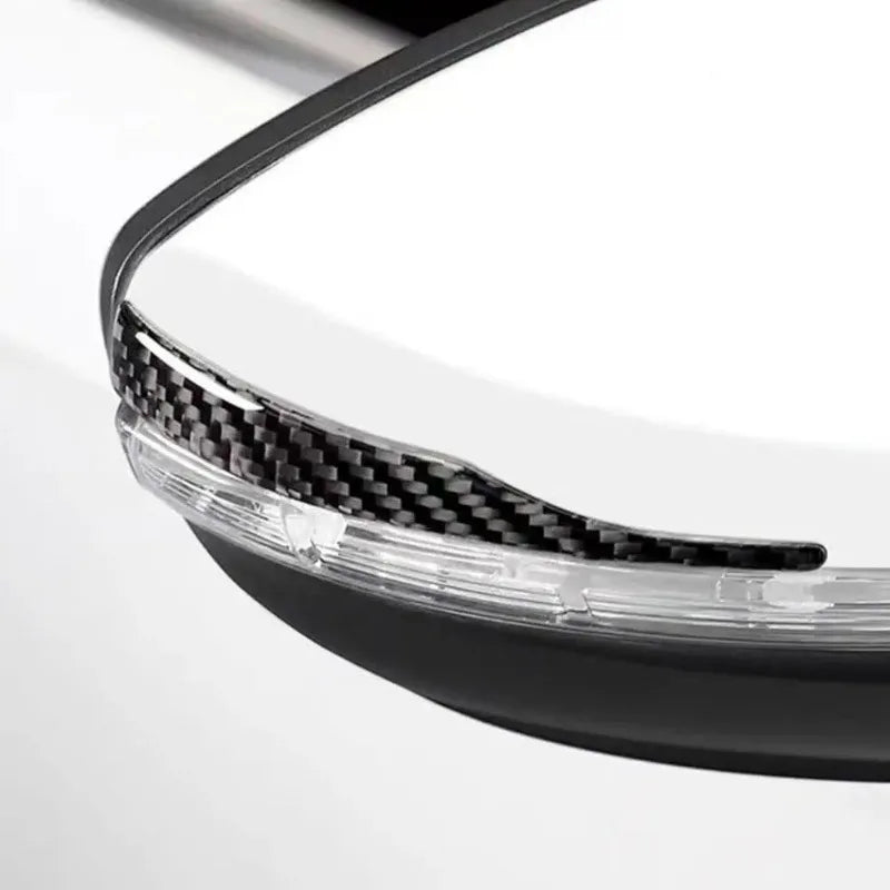 2Pcs Universal Car Rearview Mirror Anti-Collision Anti-Scratch Reflective Strips Auto Decor Protective Stickers Car Accessories