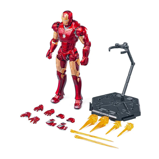 Fondjoy Action Figures Marvel IronMan MK3 Assemble Toys Model 1/12 Scale ABS Material Table Ornaments Boy Birthday Gifts Toys