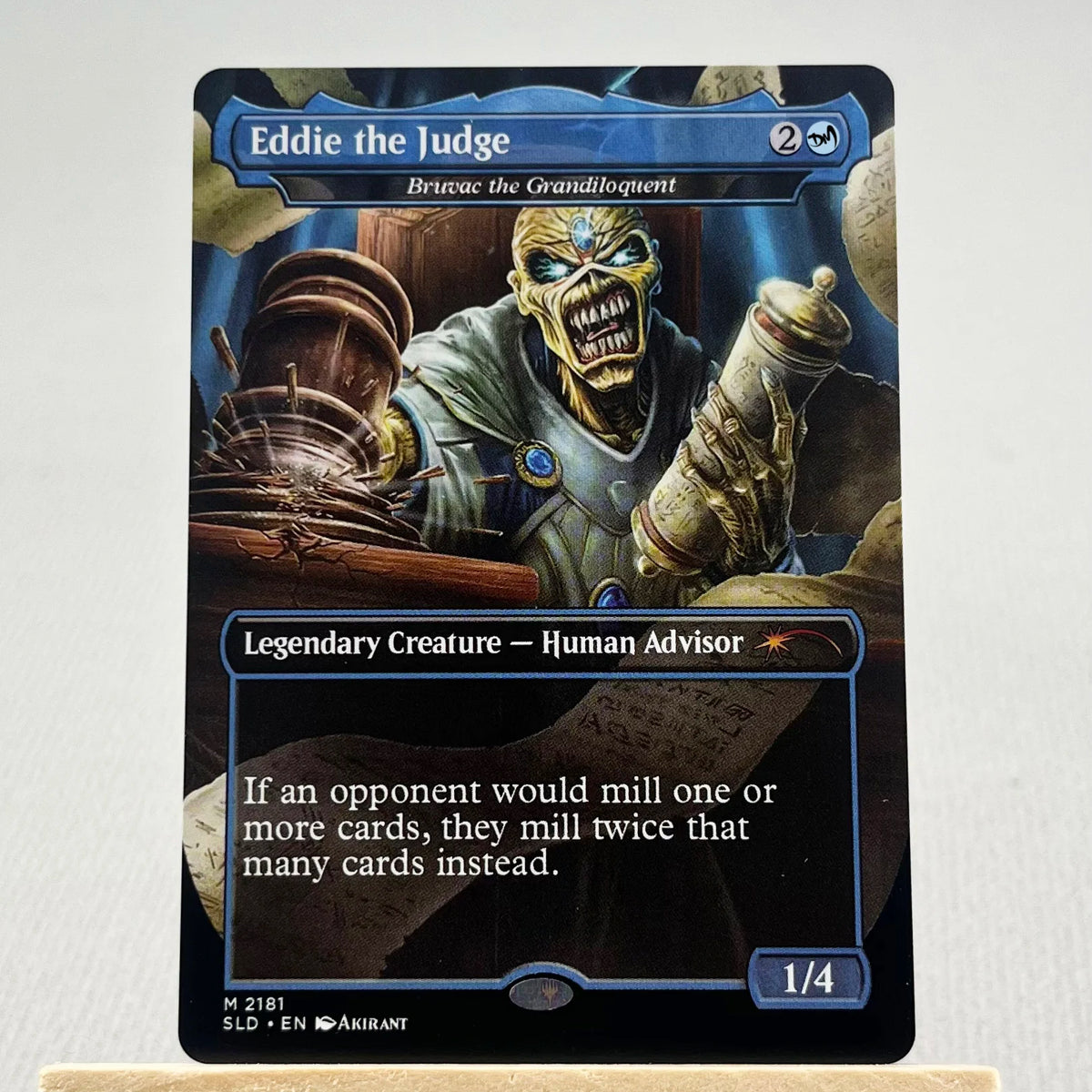 SLD HOLO19//001 Demonic Tutor Proxy Cards  Iron Maiden Sol Ring Arcane Signet Home Play Fierce Guardianship Nekusar The Mindra