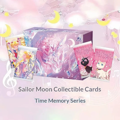 Genuine Sailor Moon 4th Series Collectible Cards Classic Mica Pendant Starlight Enamel Anime Cards for Anime Trading Card