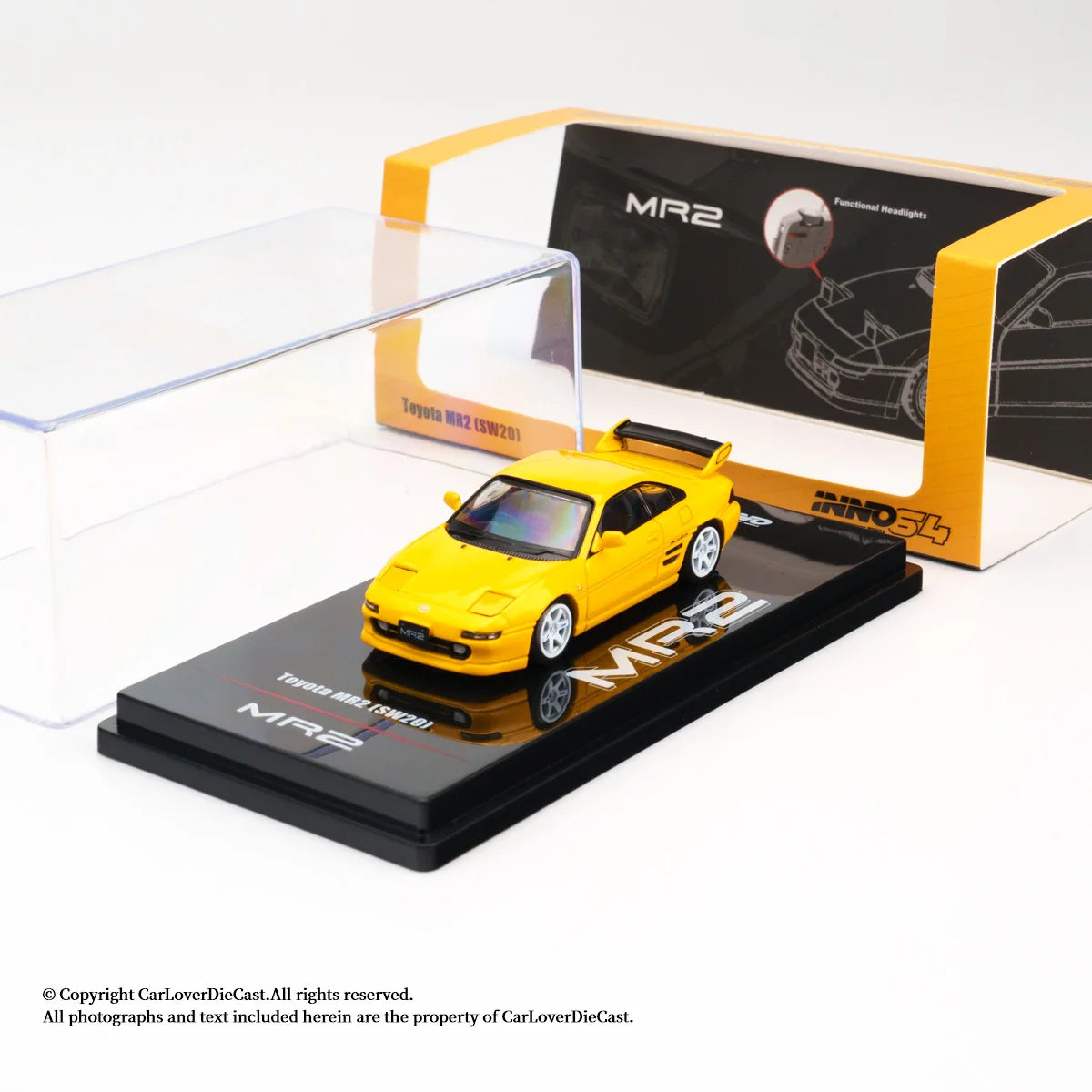 INNO 1:64 R89C 190E RX7 F40 S2000 R35 Diecast Model Car