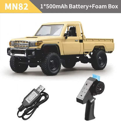 1/12 MN82S 4WD RC Crawler Car 2.4G Remote Control Off-road Vehicle Simulation Climbing Truck Toys For Boys Adults Holiday Gifts