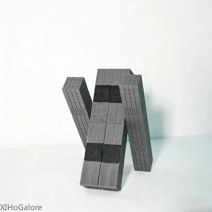 Desk Decor Interstellar Tars Robot 3D Printed Model Metallic Finish Collectible Durable Plastic SciFi Office Fans Gift Idea