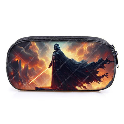 Student Creative Stationery Storage Pouch Accessories Anime Star Wars Cute Pen Case Fashion Printed Pencil Bag School Supplies