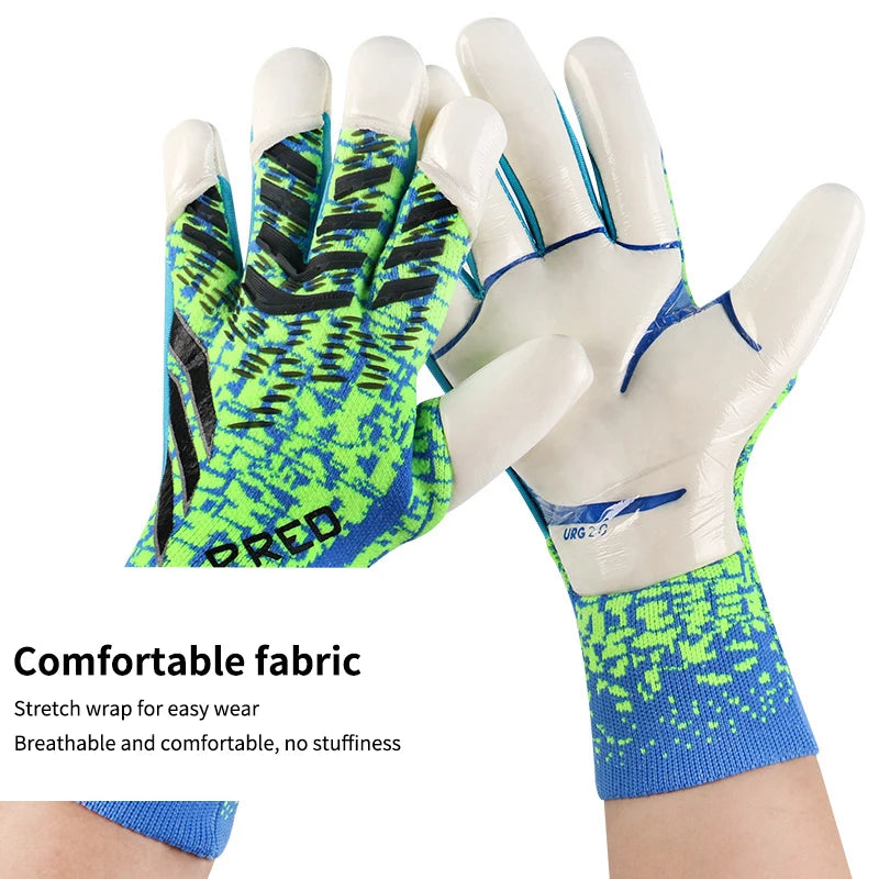 2025 Falcon 6th Gen Sea Wolf Full Finger Soccer Goalkeeper Gloves, Adult Match & Training Goalie Gloves - Pro Quality