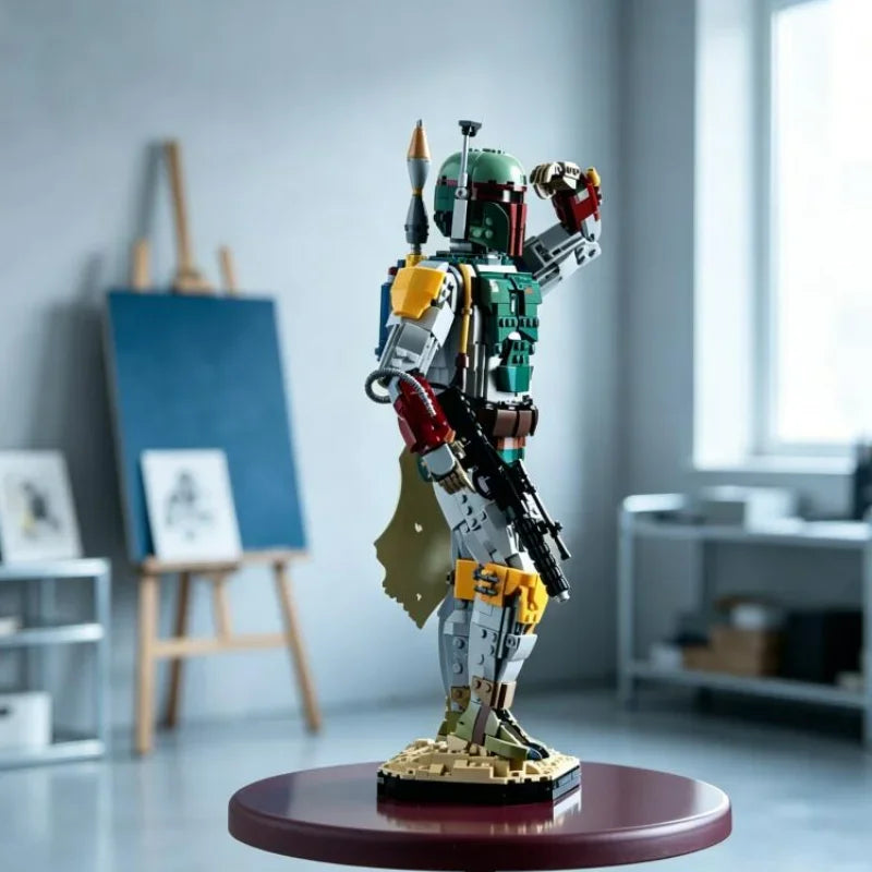 2026 New 1544PCS Classic Movie Boba Building Blocks Fett Character Blocks Bricks Construction Toys for Friends Birthday Gifts