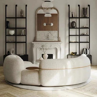 Nordic Curved Couches Simple Comfortable Designer Lazy Living Room Sofa Modern Floor Lounge Sofas Para El Hogar Home Furniture