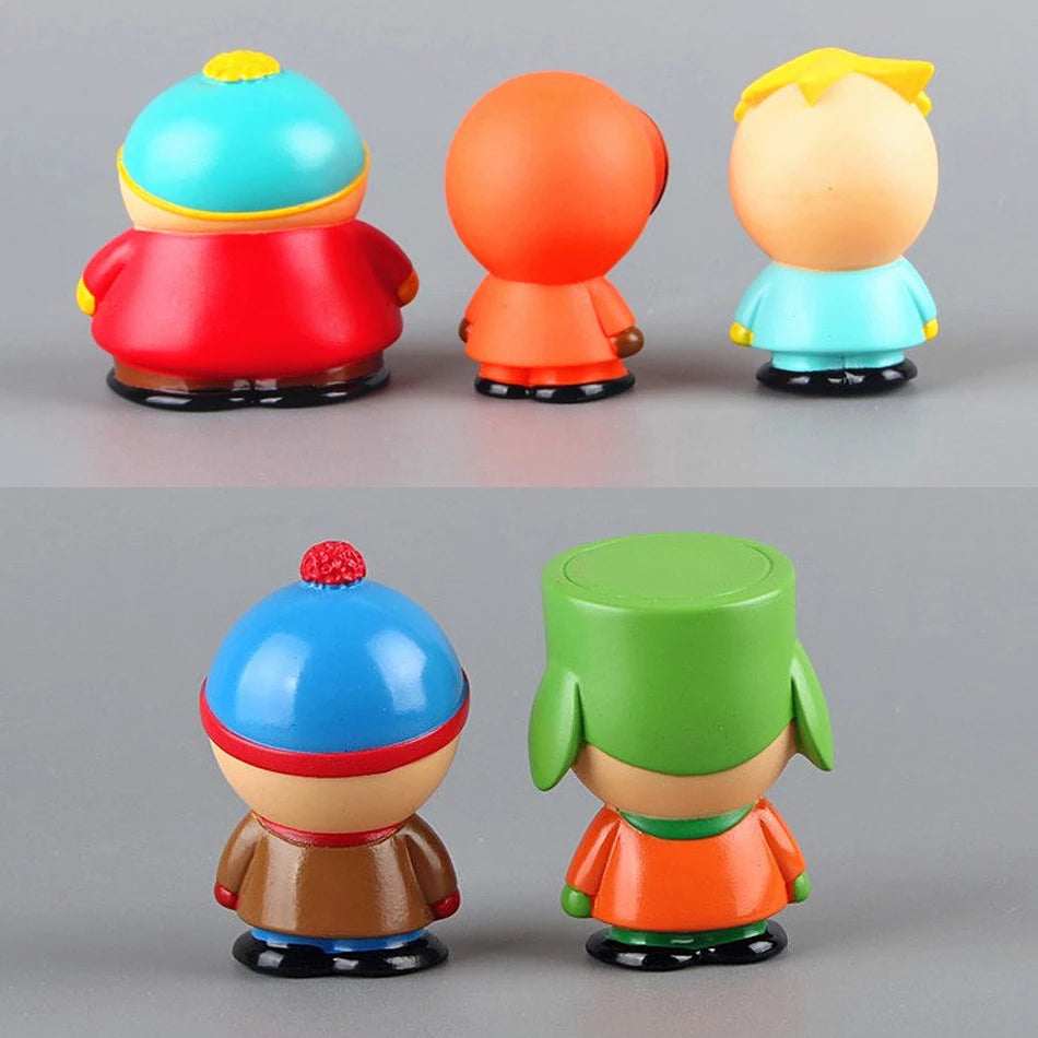 5PCS Set Southern Park Action Figure Toy Stan Eric Creative Austral Park Doll Gift for Kids Home Decoration Moldel