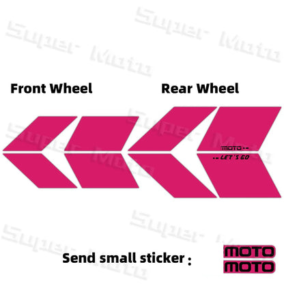For 150nk150NK NK150 250NK 250SR 450NK 450SR 800NK Arrow Wheel Hub Stickers Accessories Rim Decoration Protection Decals