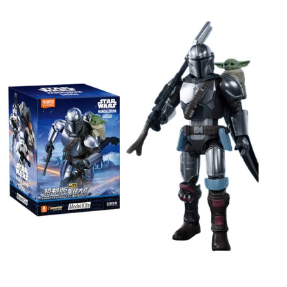 BLOKEES Star Wars Series Brick Figures Beyond Edition The Mandalorian and Grogu Imperial Stormtrooper Assembled Model Toy Gift
