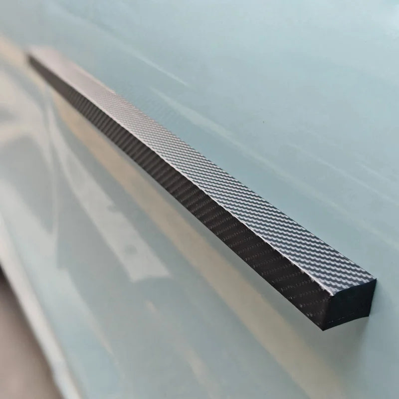 50CMx2CMx3CM Magnetic Car Door Anti Collision Protection Strip Carbon Fiber Car Sticker Decoration Body Anti-scratch Protector