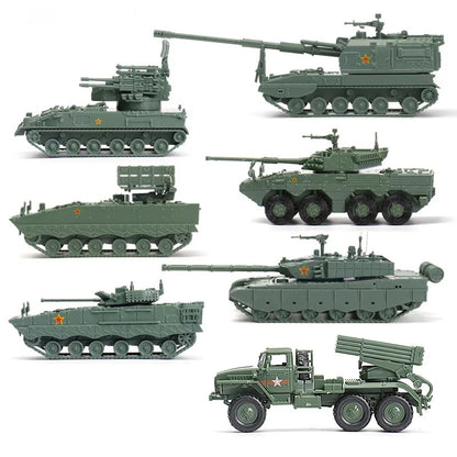 1/72 Russian Army BM-21 Vehicle T-14 Armata T90MS Tank Assembly Military Model Puzzle T62A TOS-1 Armoured Vehicle Building Toys