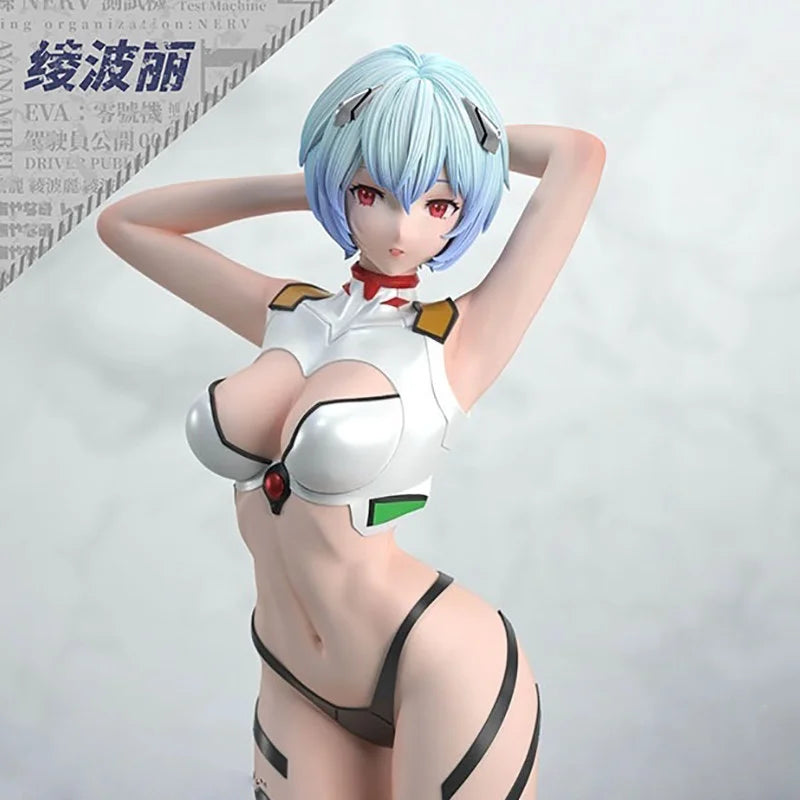 【In Stock】Chassis Desktop Ornaments Short Hair Ling Ayanami Rei Gk Hand-Made Two Beautiful Girls Tide Play Decorations