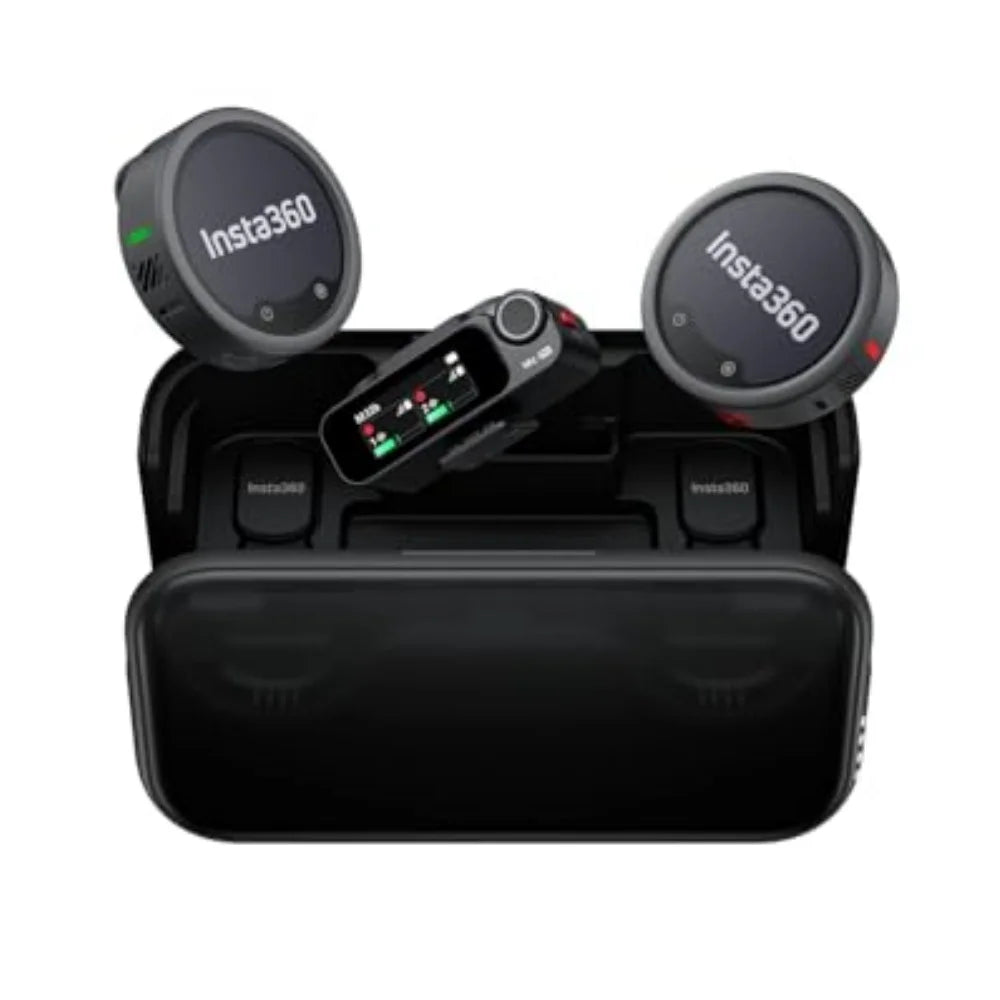Insta360 Mic Pro , Wireless Mini Lavalier Microphone for iPhone/Camera/Android, Video Recording, Vlogging, Bluetooth