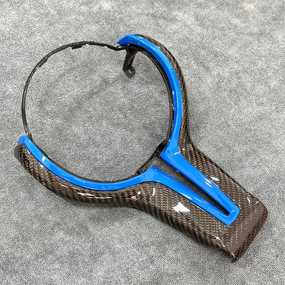 M power Steering Wheel Covers Car Carbon Fiber M sport Steering Wheel Trim for BMW M2 F87 M3 F80 M4 F82 M5 F10 M6 F06