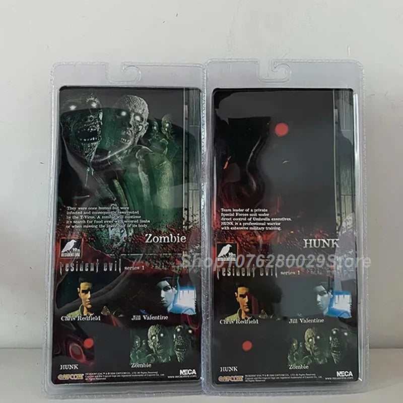 Redfield Hunk Zombie With Dog Licker And Walker Chris Redfield Biohazard Executioner Majini Action Figure Model Toys Decor