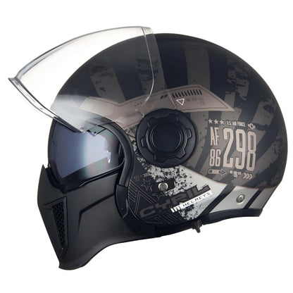 Motorcycle Helmet Full Face Open Face Helmet Modular Helmets Double Lens Quick Release Buckle Men Women CYRIL OP12A Cascos Moto
