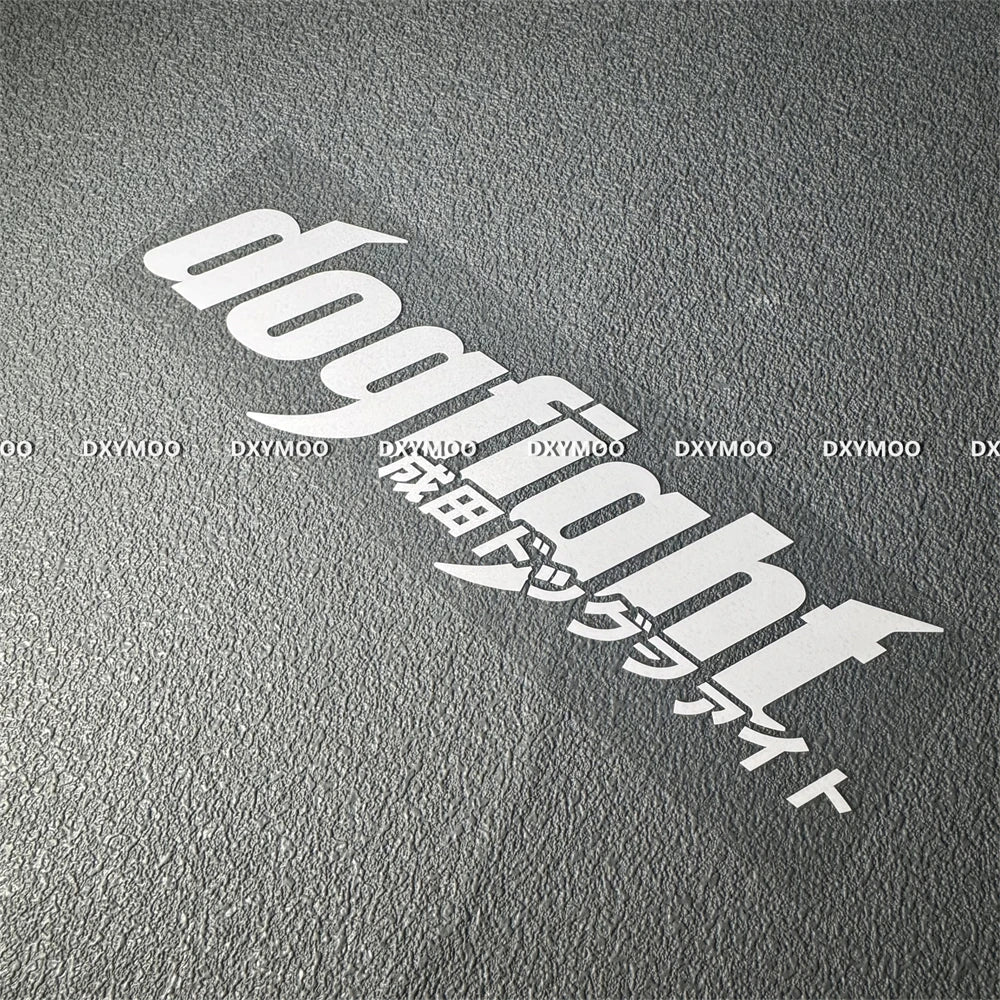 Car Sticker Vinyl for Drift Dogfight Japanese Modified Decal Motor Auto Engine Hood Window Tail Body Graphic