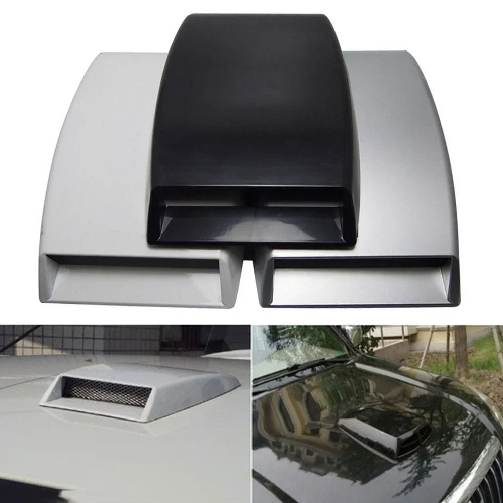 Car hood Air intake simulation trim Air intake Hood vent sticker cover engine hood universal automotive trim accessor