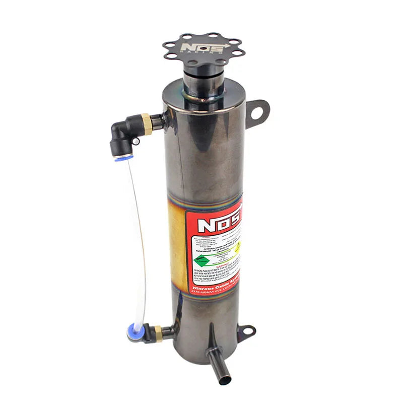 NOS Radiator Coolant Cooling Catch Tank Racing High Quality JDM Aluminum Gold Black Burn Blue For Universal Car