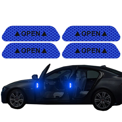 Reflective Car Accessories Door Sticker Safety Tape Inside Auto For Porsche Cayenne Mini F56 Ioniq 5 Ford Focus Mk4