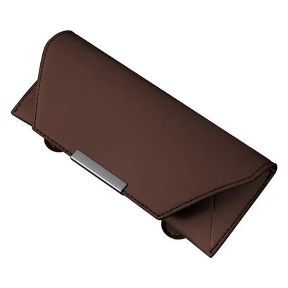 leat Car Glasses Box Portable Car Sunglasses Holder Multi-functional Case Anti-Scratch Eyeglasses Protection Box Car Accessories