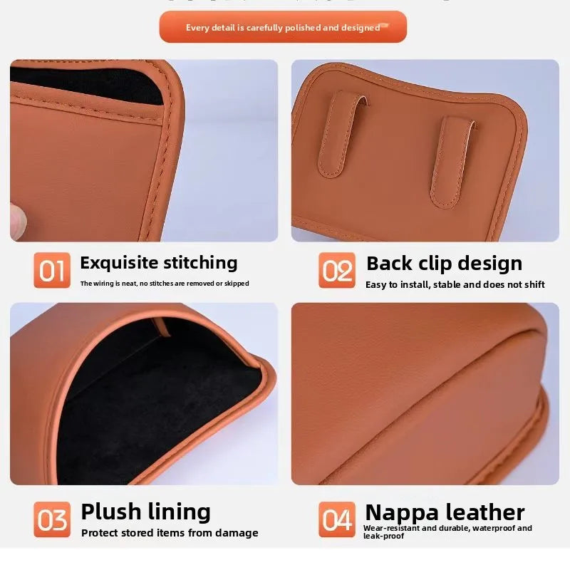 Car Door Cup Holder Box Universal Drink Rack Storage Bin Back Clip Design Car Seat Back Water Cup Box Organizer Pocket