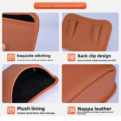 Car Door Cup Holder Box Universal Drink Rack Storage Bin Back Clip Design Car Seat Back Water Cup Box Organizer Pocket