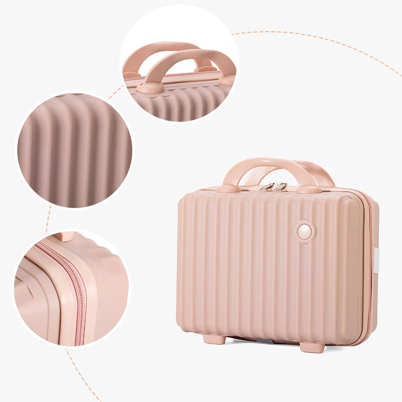 Portable Satchel Cosmetic Bag for Women Large Capacity Travel Toiletry Bag 2024 New Classy Toiletry Bag Box