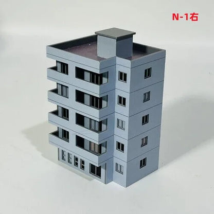 1/350/150 Diorama Outland City Modern Commercial Building Model Street Office Home Scene Model Toys