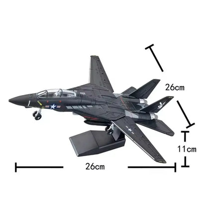1:72 Scale F-14 Tomcat Fighter Jet Quick Build Model Kit Plastic Millitary F14 Airplane Assembly Aircraft Model with Stand Gift