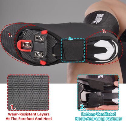 DAREVIE Cycling Overshoes AERO High Speed Quick Dry Cycling Shoes Covers Anti Slip Light Soft Moisture Wicking Shoe Protector