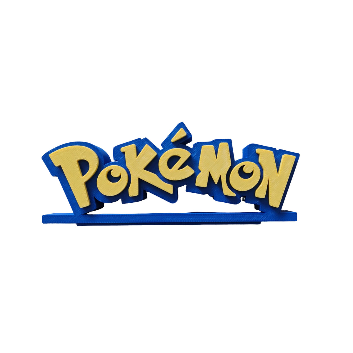 3D Printing Anime Poke Logo 15.8*6*1.8cm Three-Dimensional Ornament Font Standing Sign Model Collocation