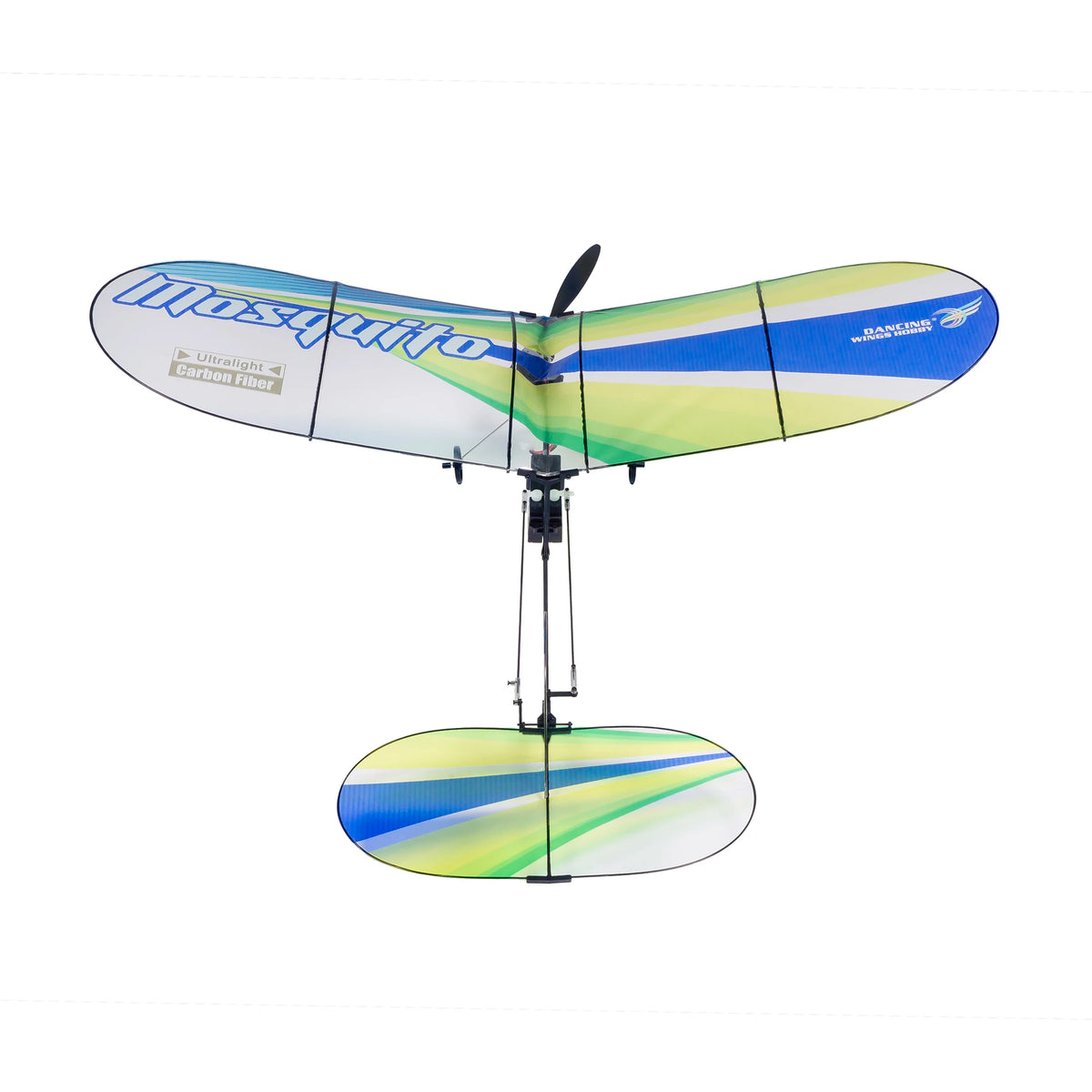 DW Hobby 360mm Mosquito Mini PET Film RC Aircraft Remote Control Plane Kit with Receiver 3ch Small RC Plane E43