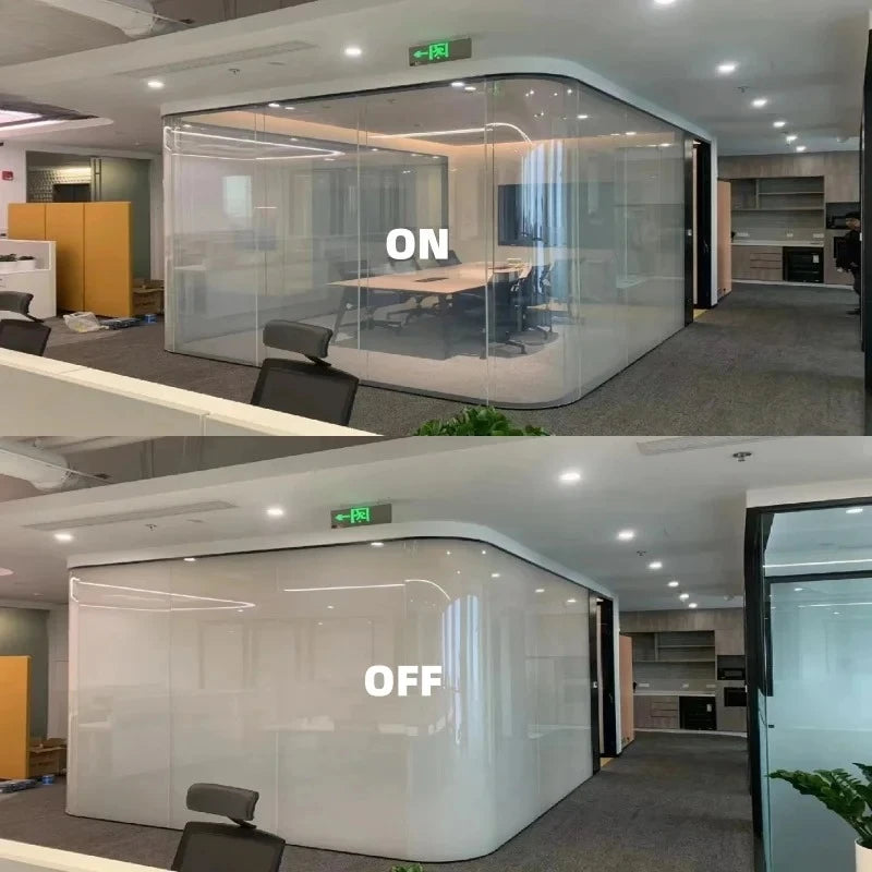 Electrochromic Dimming Transparent PDLC Glass Film  Self Adhesive Electrical Pdlc Smart Film for Glass Window Tint Glass