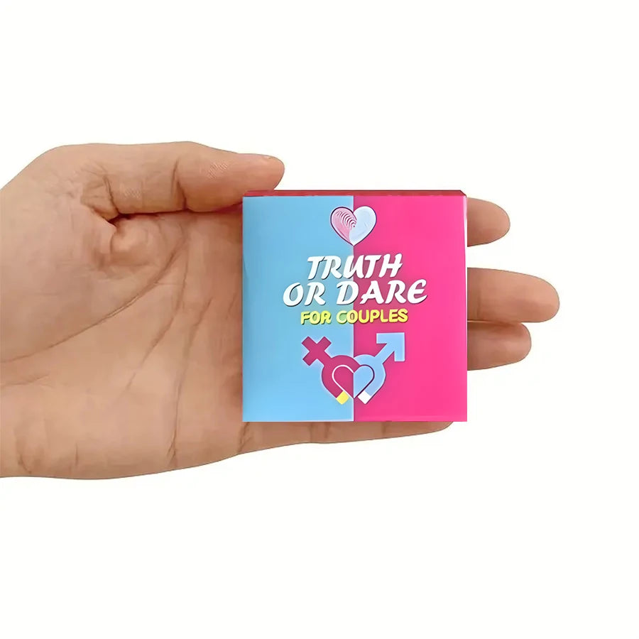 Truth or Dare Card Game, Party Entertainment Board Game, Couple's Date Night, Ideal Gift for Christmas, Valentine's Day and Anni