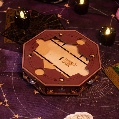 MU Horoscope Wooden Music Box 3D Three-Dimensional Jigsaw Hand DIY To Send Boyfriend Birthday Gift Christmas Toy Decoration Comp
