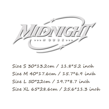 Fashion Personality MIDNIGHT HOUSE Graphic Decal, High Quality Waterproof Sticker For JDM Car Truck Auto Exterior Decoration