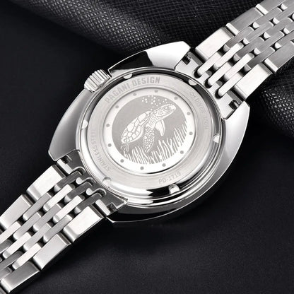 PAGANI DESIGN New Men's Automatic Mechanical Divers Watches 8215 Sapphire Stainless Steel 300m Waterproof AR Watch for Men