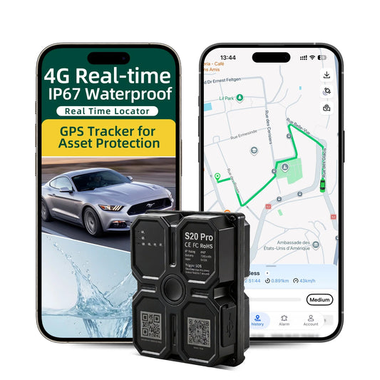 4G Anti-Theft Car Tracker Outdoor Anti-Theft Device Non-Installation Strong Magnetic Anti-theft Tracking Device SOS Call Alarm