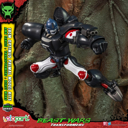 YOLOPARK Transformers 18CM Figure Toy AMK Series BEAST WARS Optimus Primal Model Kits
