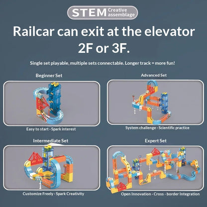 Magnetic Suspension Track Train Lifting Anti-gravity DIY Assembly Lift Railway Car 2026 New Educational Toys for Children Kids