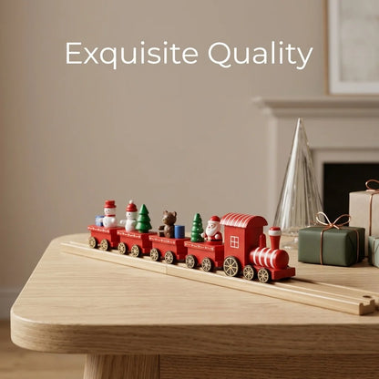 Christmas Mini Train Three Styles Ornament Xmas Tabletop Decoration Figurine Home Holiday Gift for Home Party Decor Kids Present