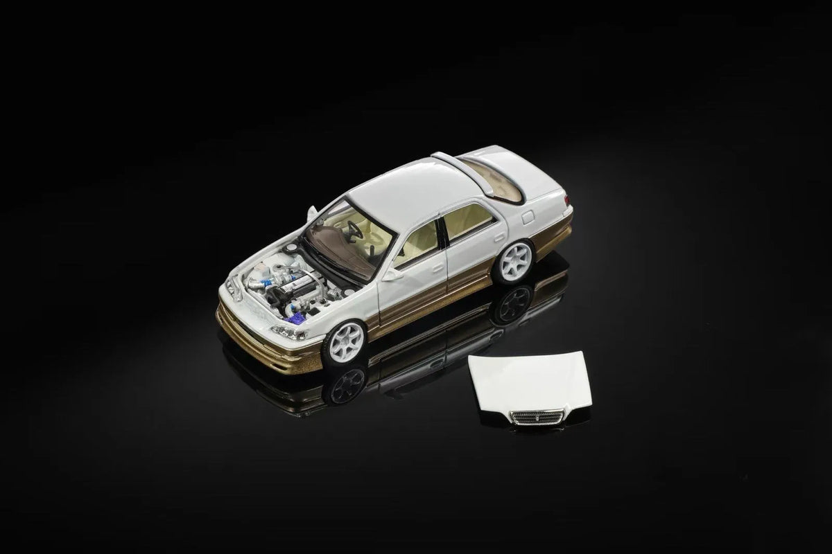 Mortal 1:64 for JDM Classic Cresta JZX100 Diecast Toys Model Car Collectible for Adult Hobbyists Gifts