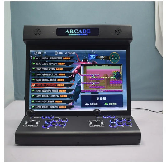 22 Inch LCD Arcade Bartop S812 3D H3 Pandora Box 23000 in 1 Double Joystick Button Arcade Machine with Coin Slot